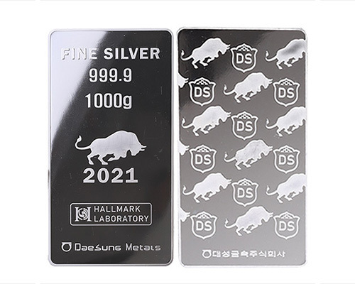 2021 Ag999.9  1000g 투자형 실버바